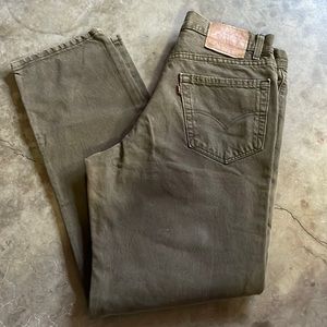 VINTAGE 550 Levi’s Olive denim jeans 34 x 32 Men’s